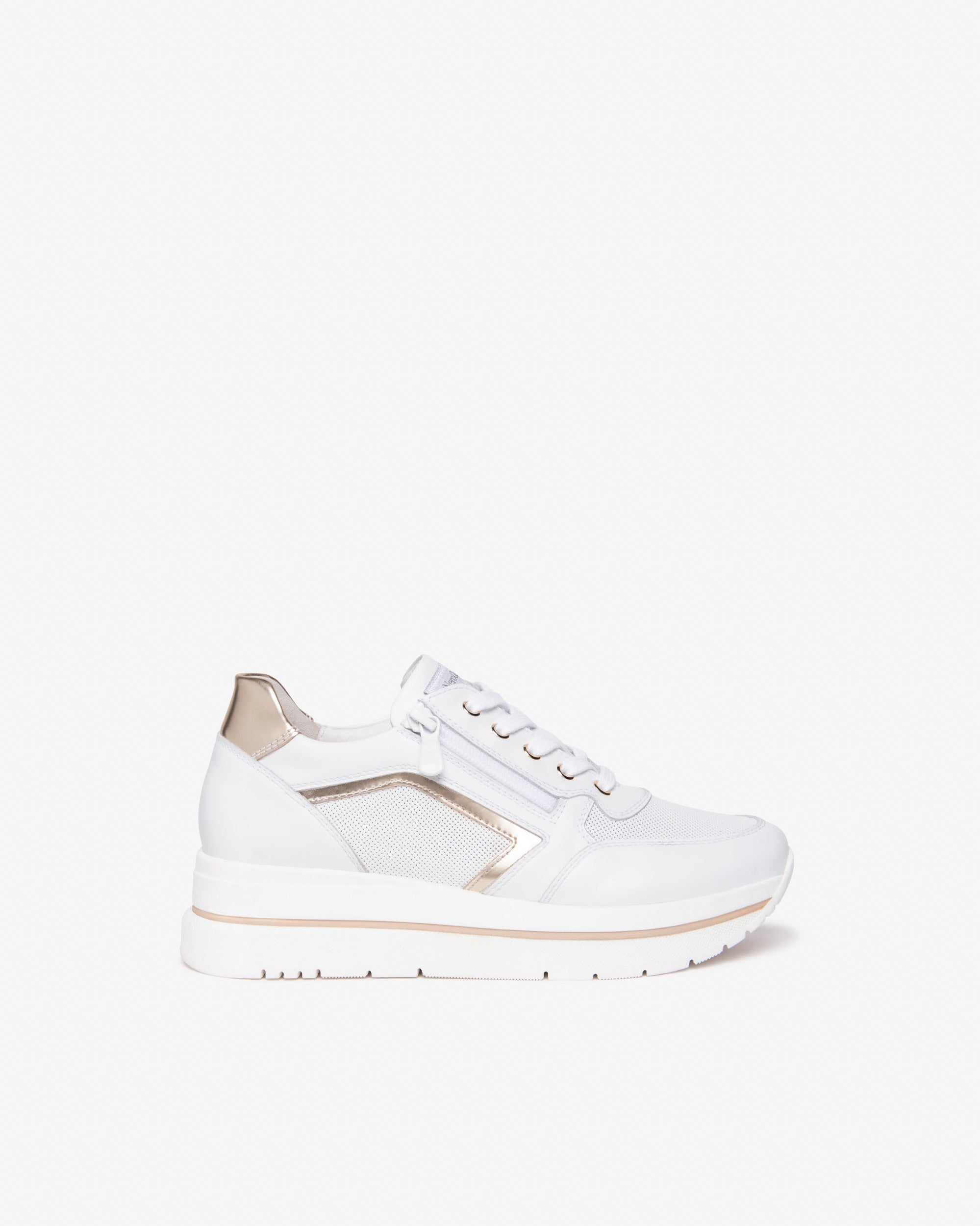 Nero Giardini Sneakers baskets cuir tissu femme pointure 35
