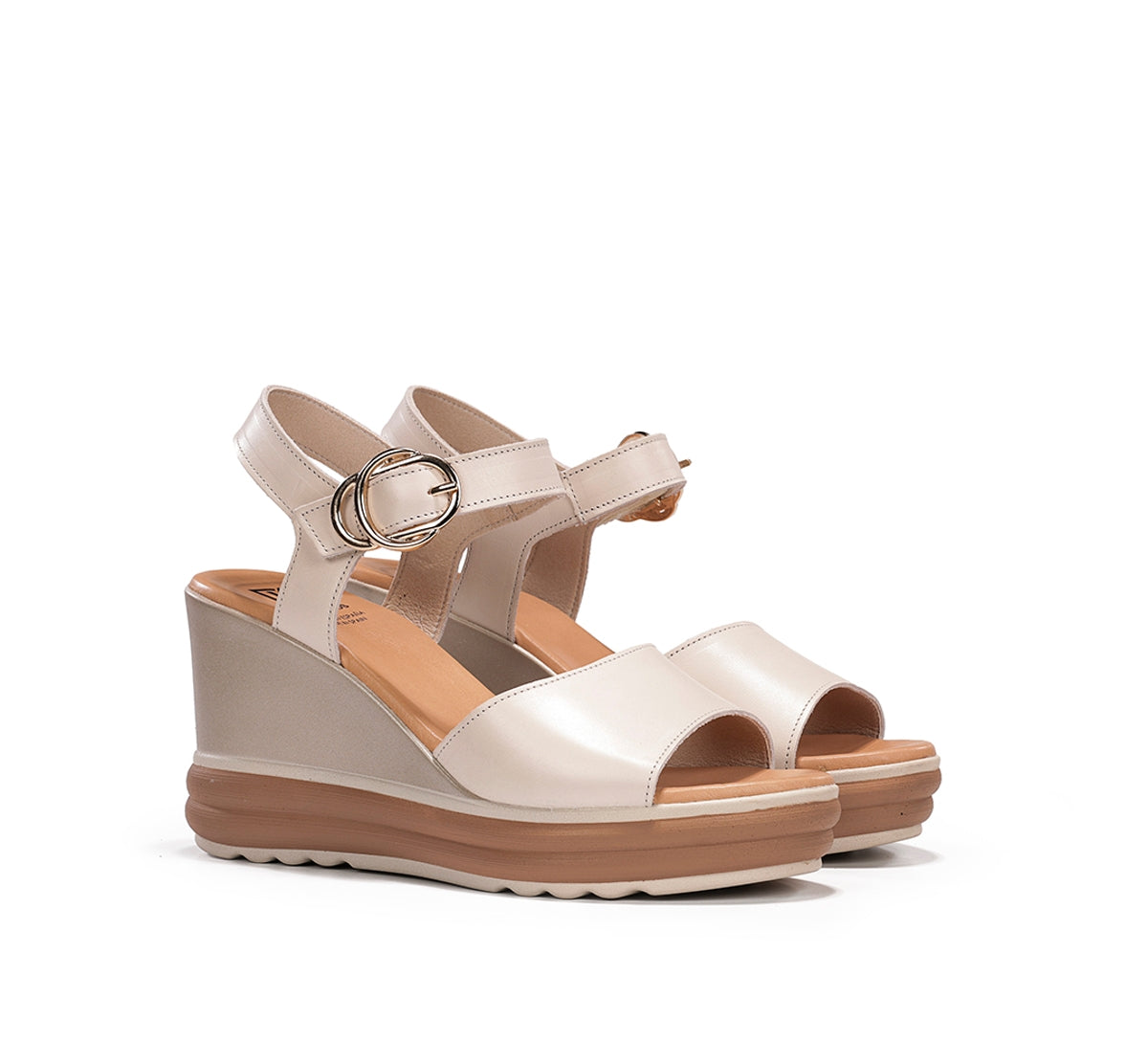 Dorking by Fluchos Diane D9696 sandales femme taupe