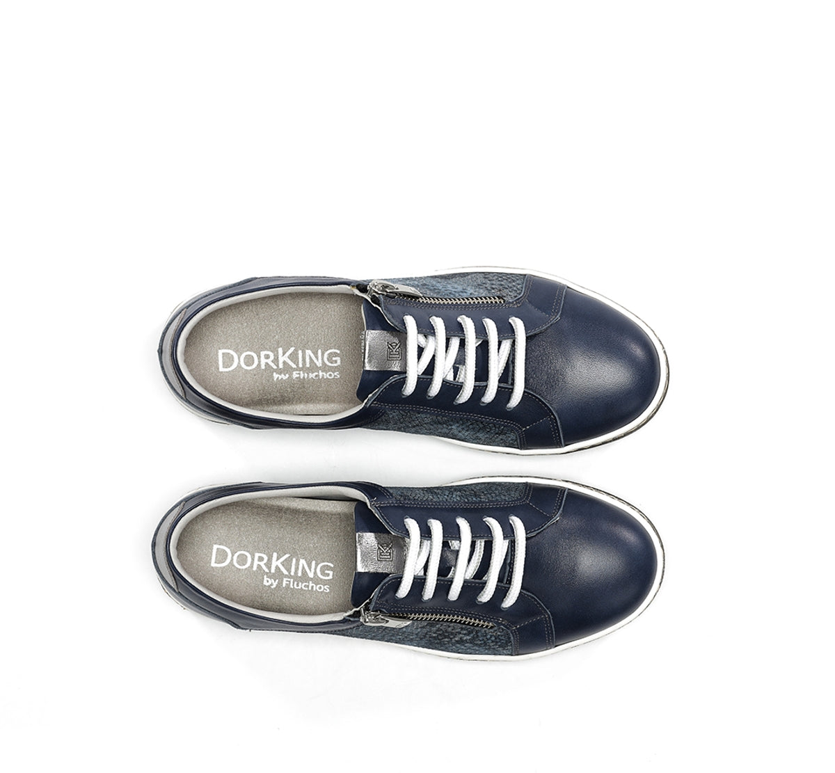 Dorking Karen D8506 baskets femme bleu sport