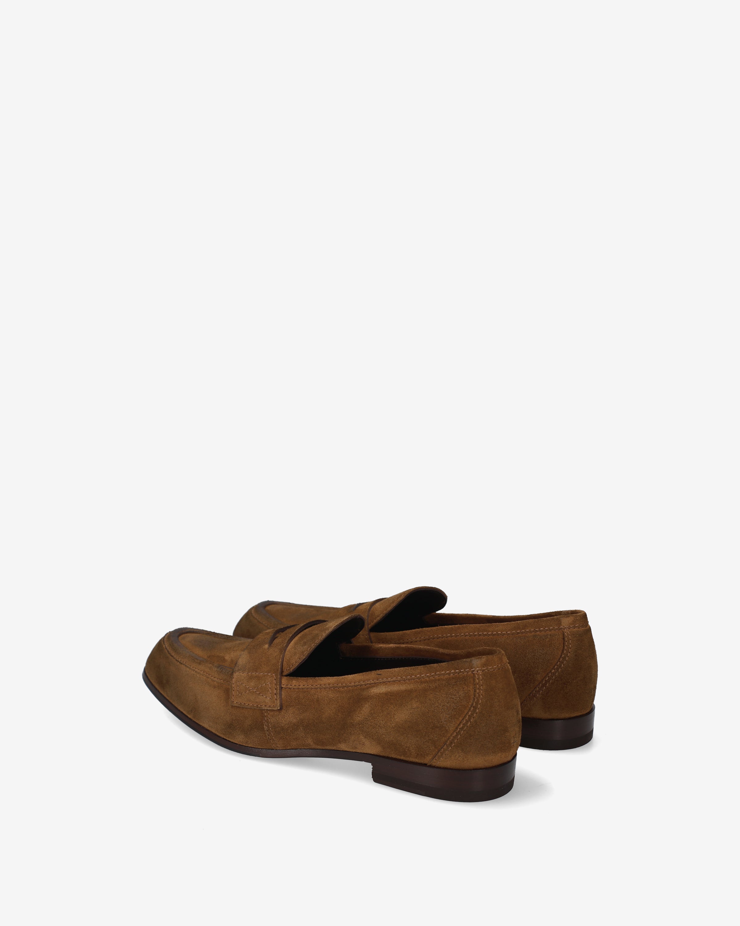Premiata Tobacco mocassins daim tabac femme