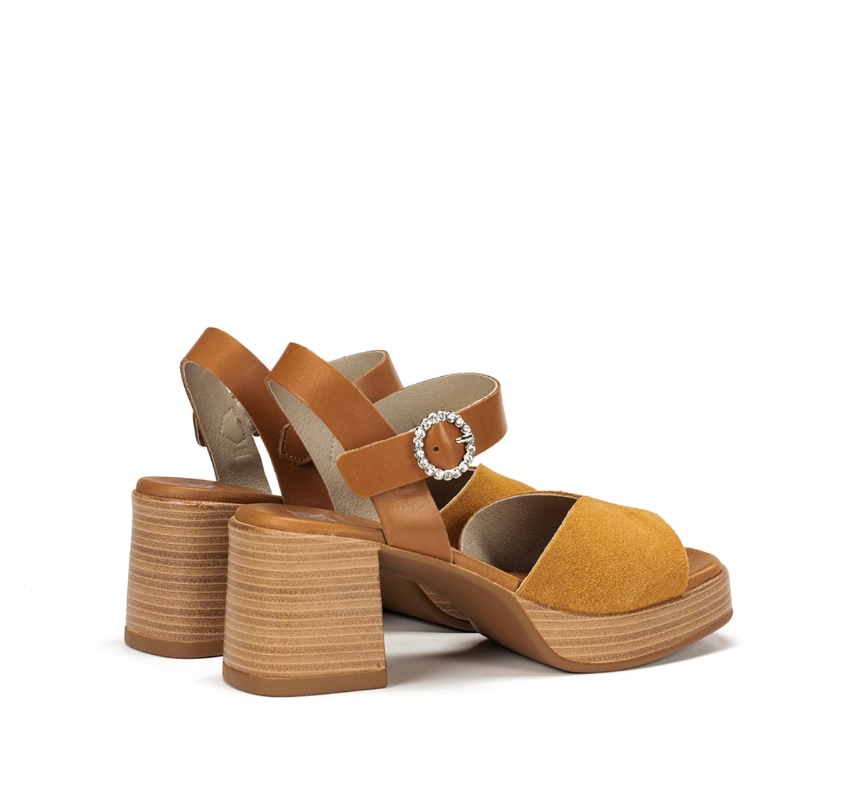 Dorking Diamond D9283 sandale jaune femme talon large