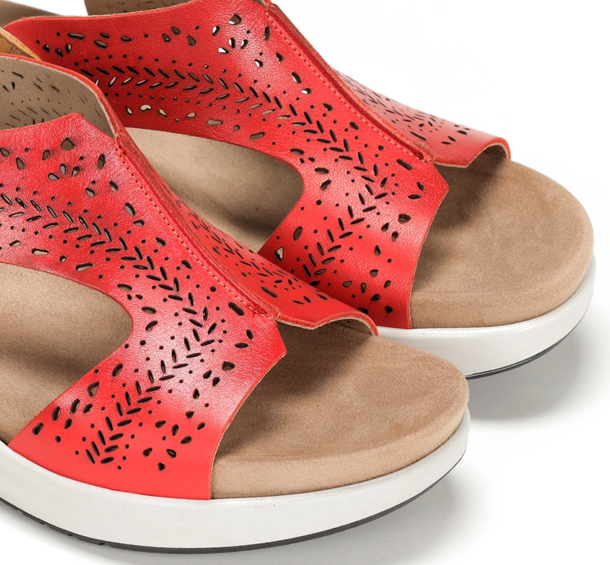 Fluchos Yagon F1481 sandales rouge femme