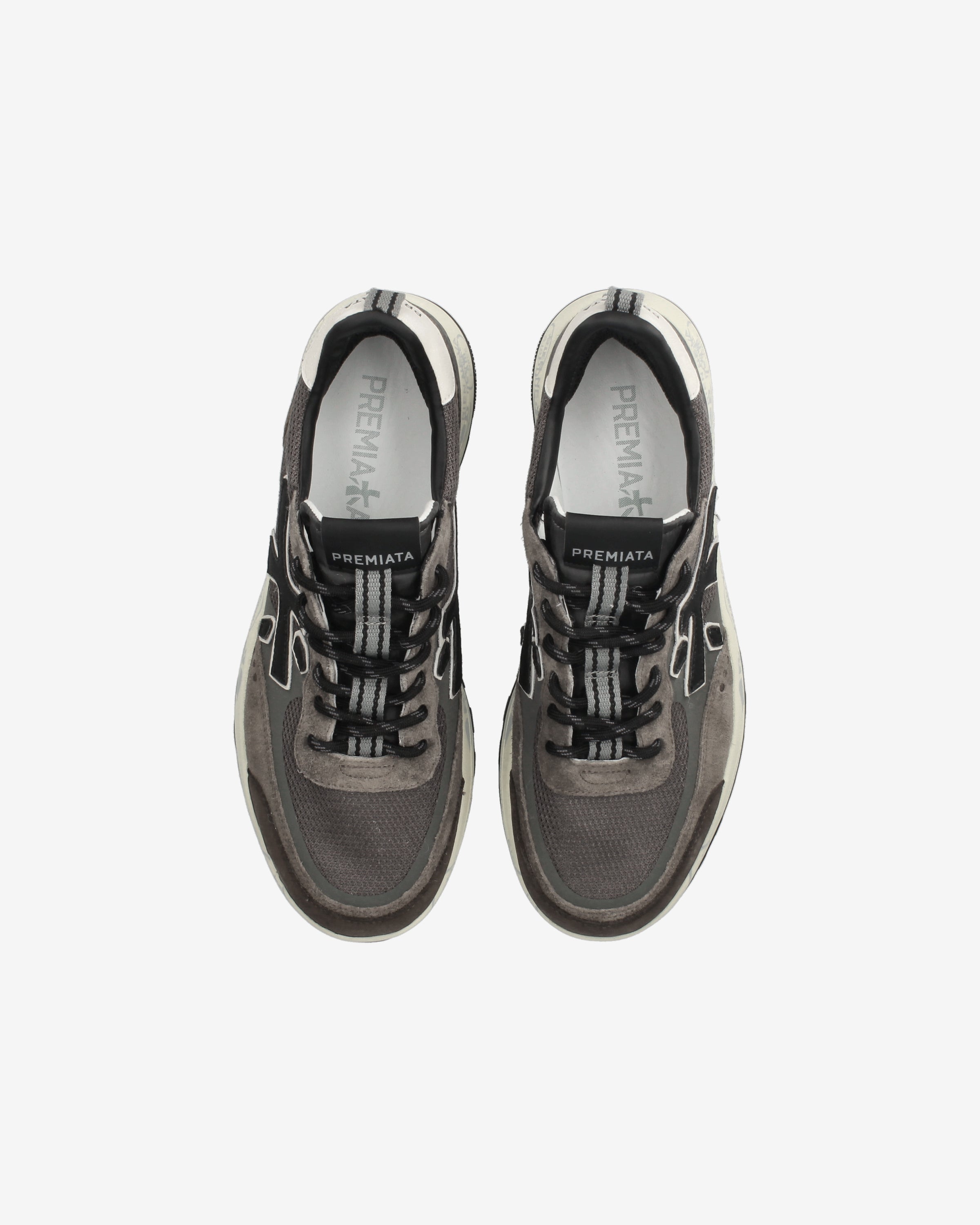 Premiata Nous 7725 sneakers gris marron cuir