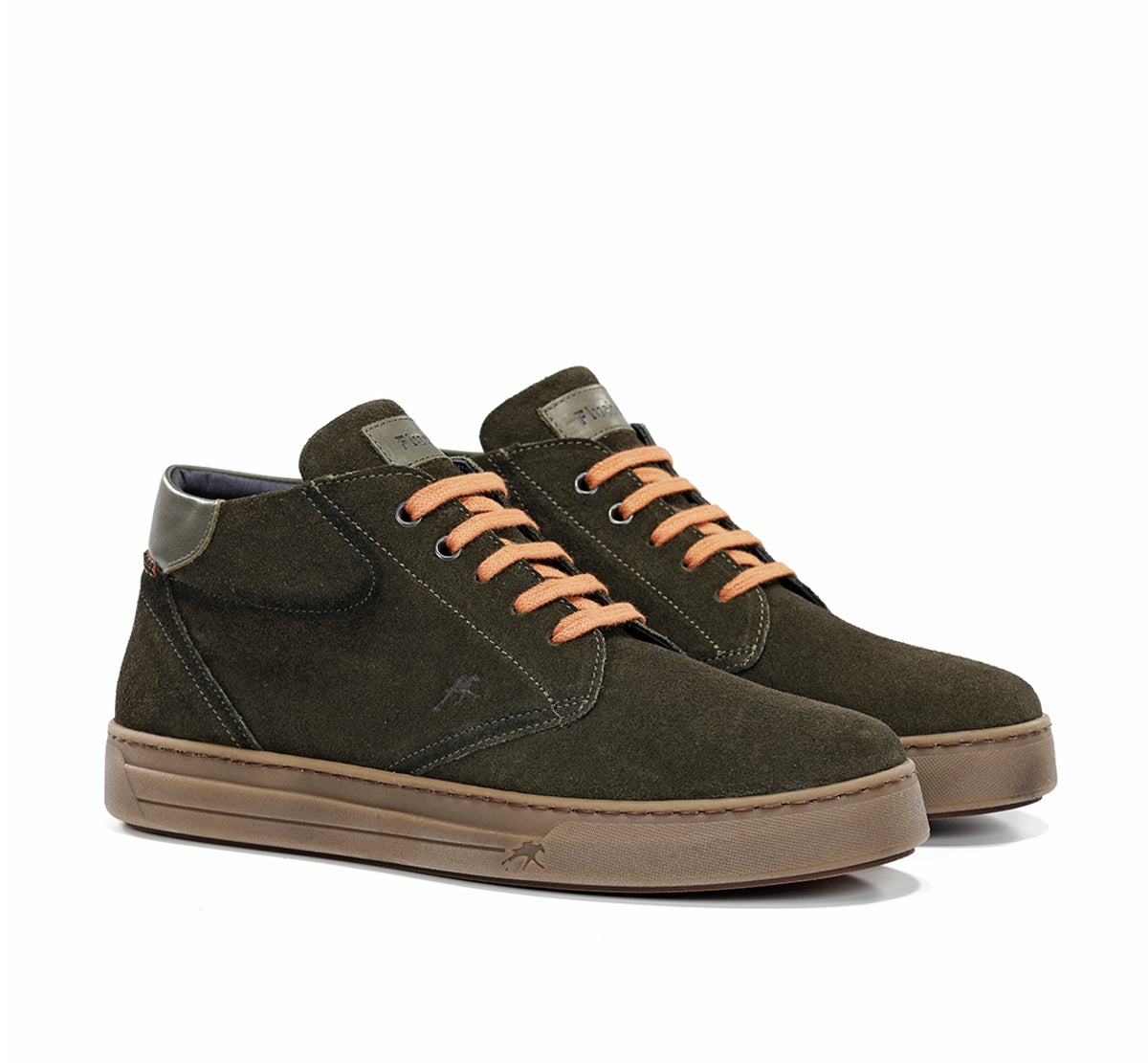 Fluchos Nemo F2267 bottines vert homme slip on