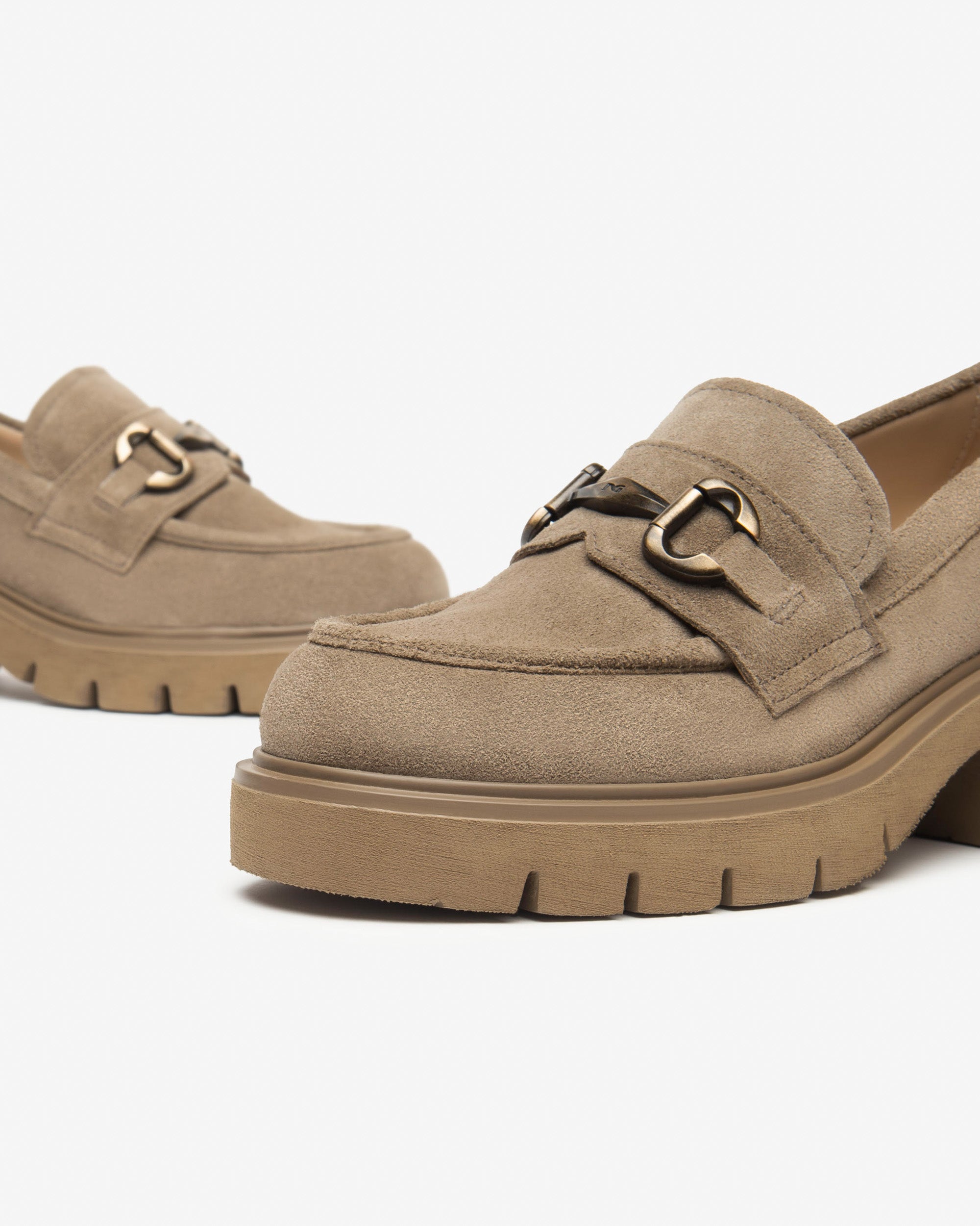Nero Giardini Loafers Mocassins Daim Femme 60 mm
