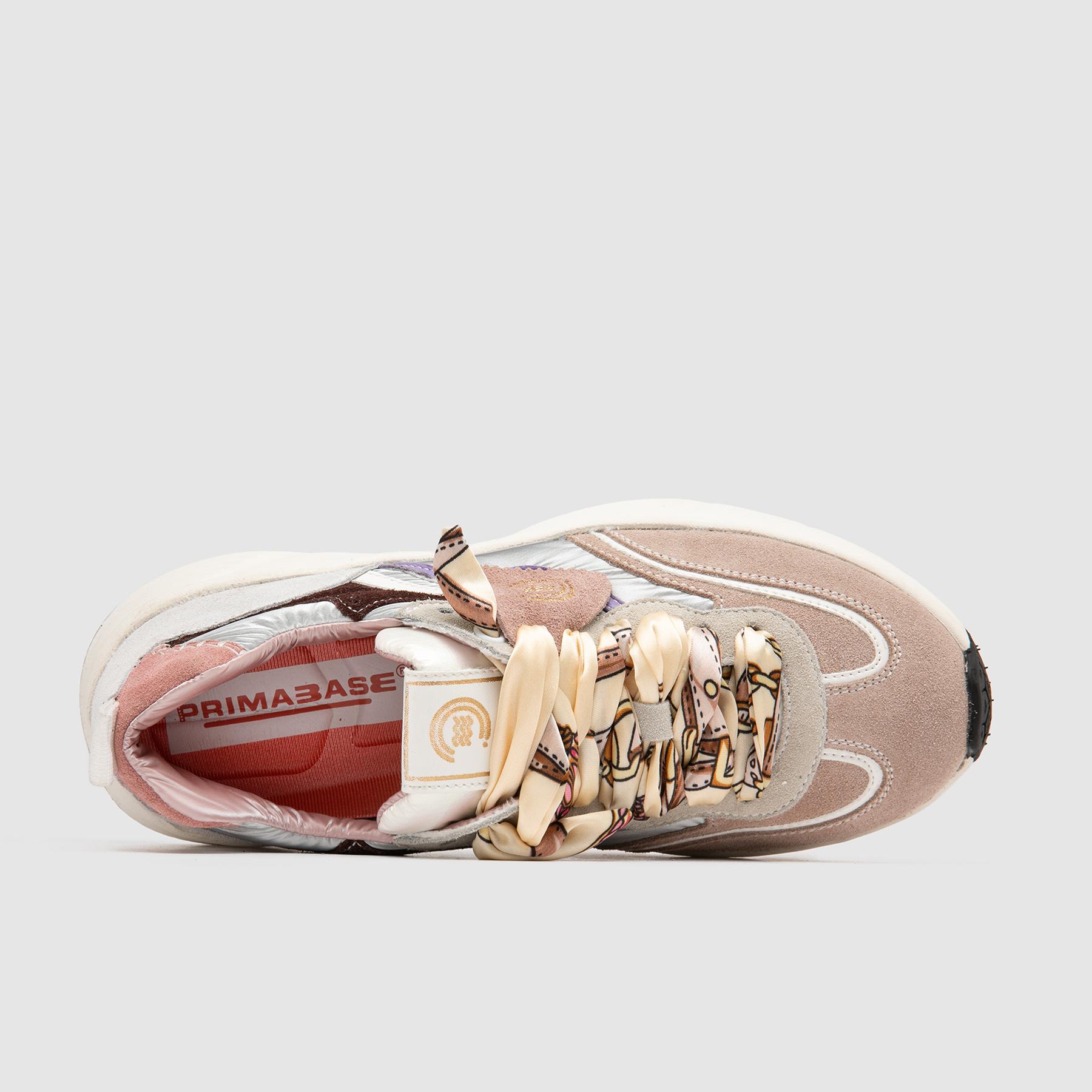 Primabase Fuji baskets basses cuir homme