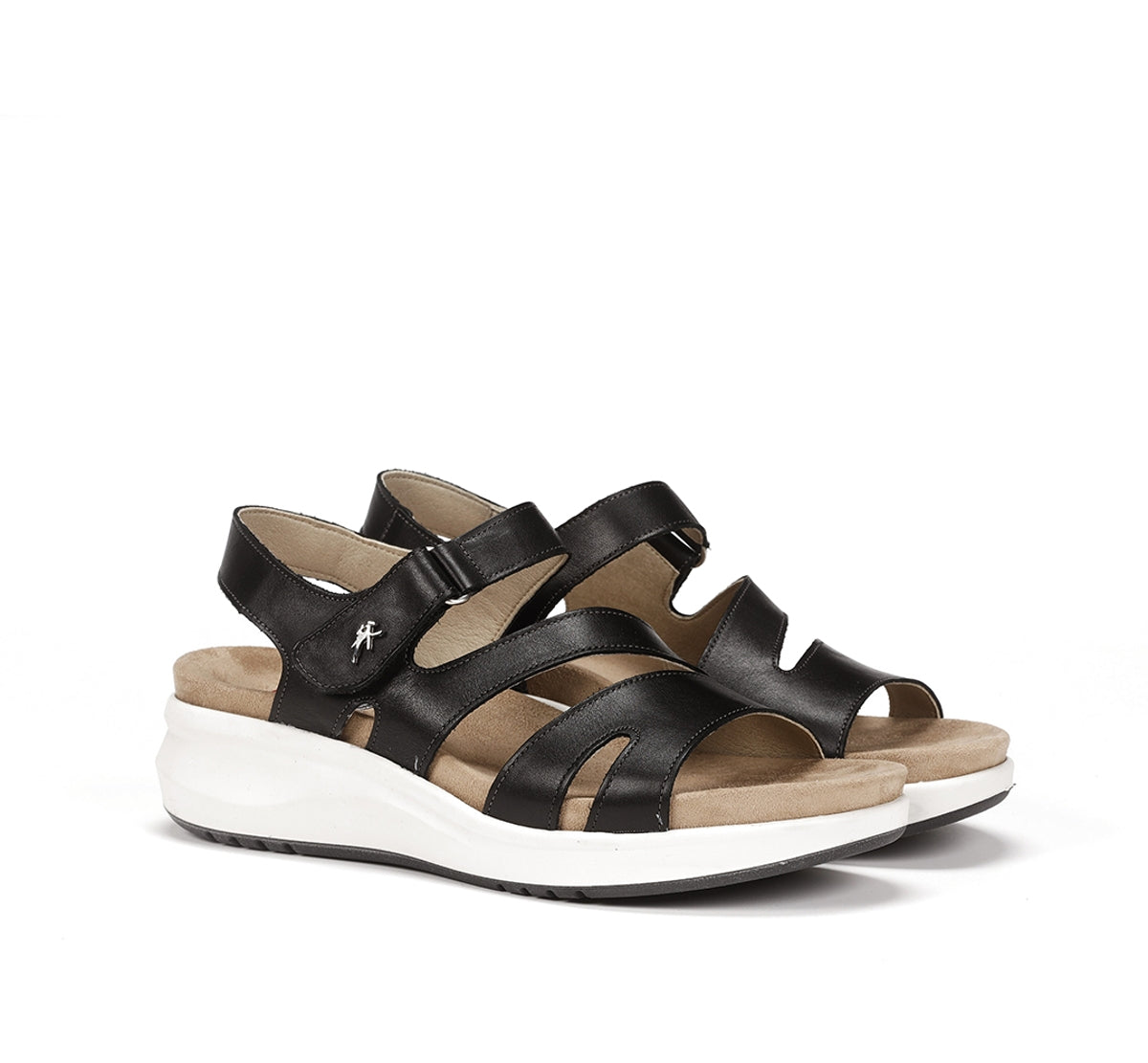 Fluchos Yagon F1478 sandale noire femme confort