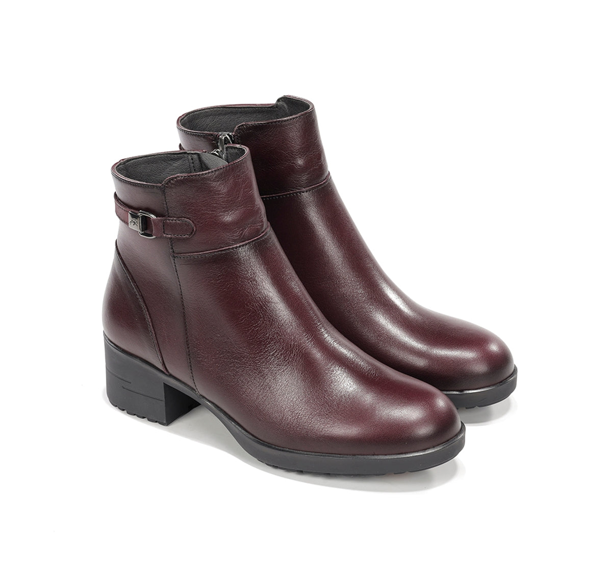 Fluchos Aliss F2240 bottines femme bordeaux cuir
