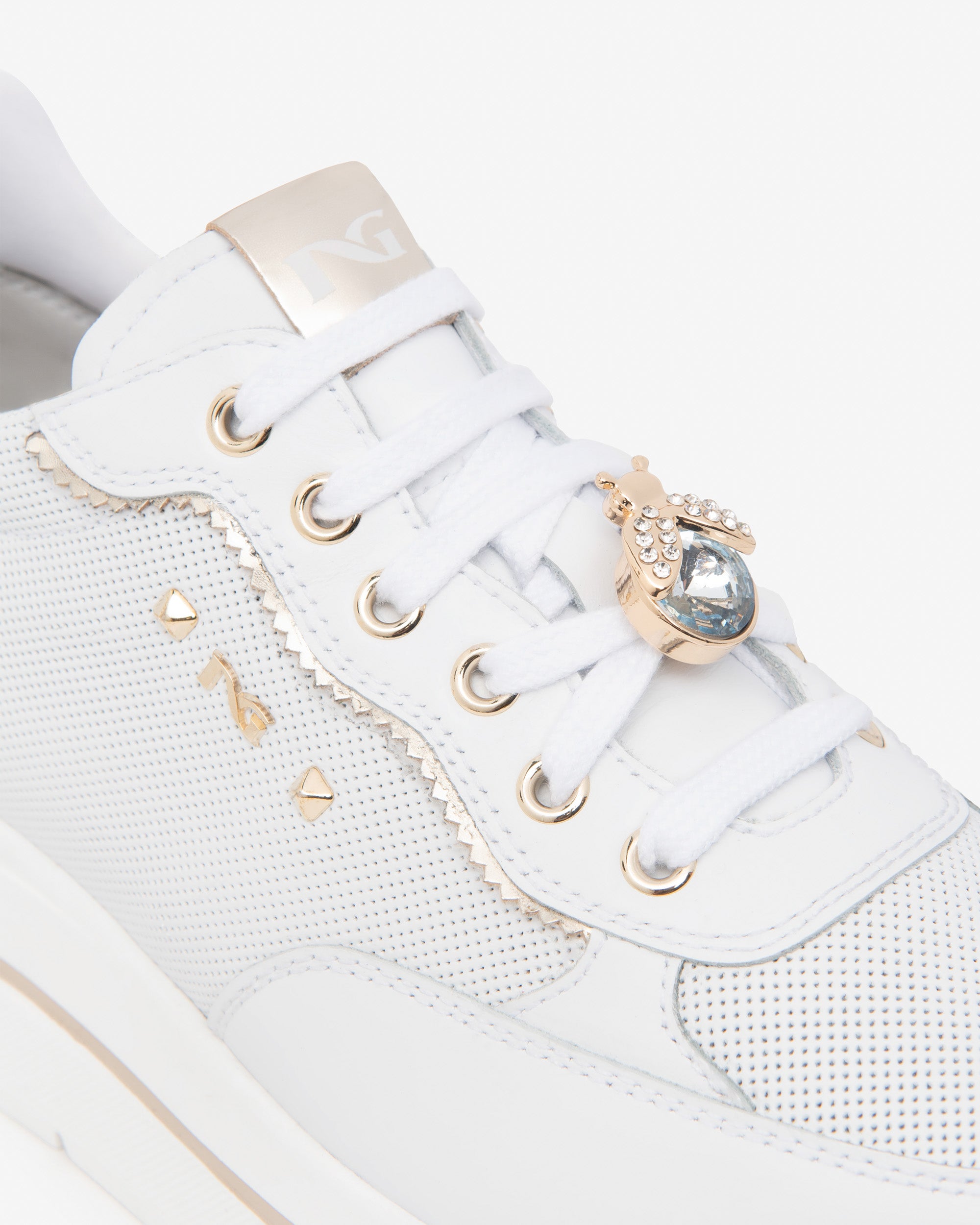 Nero Giardini Sneakers Baskets Cuir Tissu 38 Confort