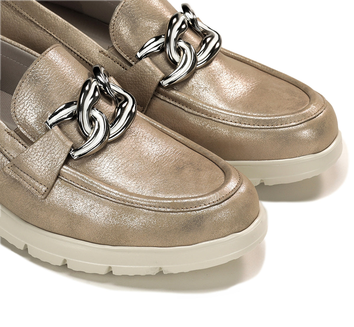 Fluchos Gladis F1937 mocassin doré femme