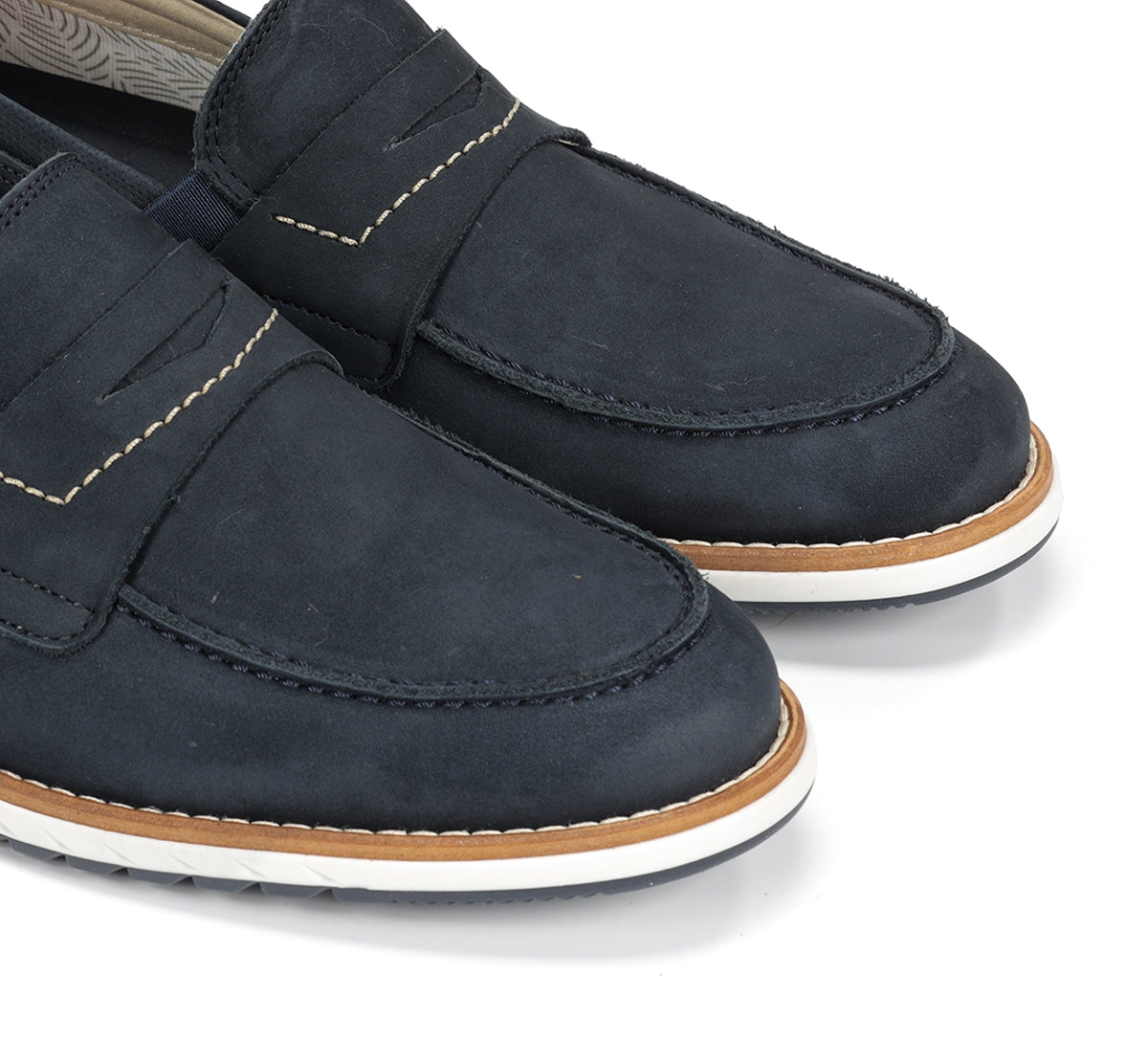 Fluchos Taylor F1980 mocassins bleus homme cuir