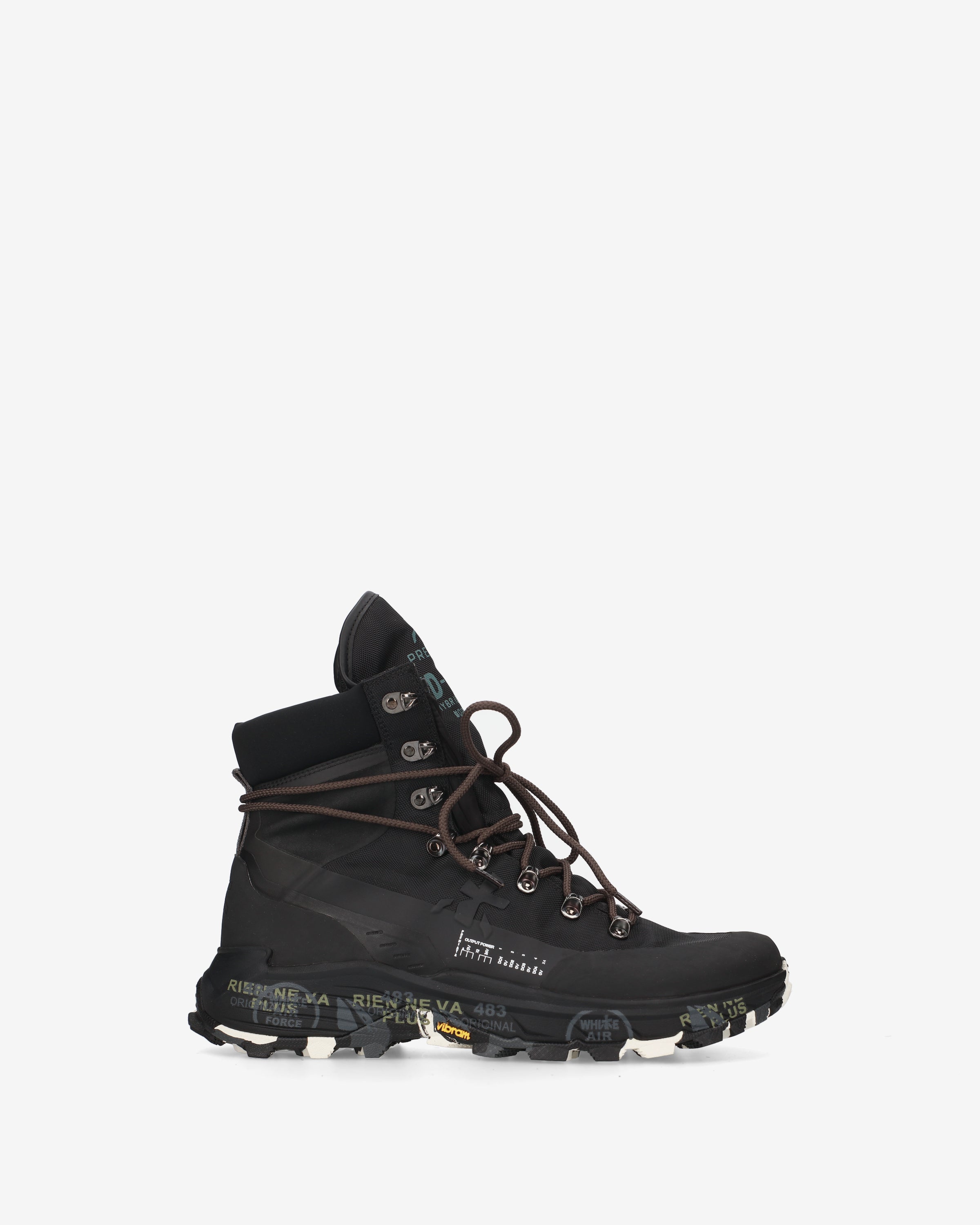 Premiata MidTreck 507 baskets homme noir Vibram
