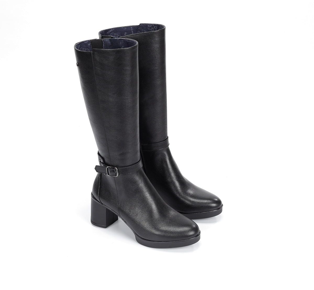 Dorking Elite D9420 botte femme noir cuir