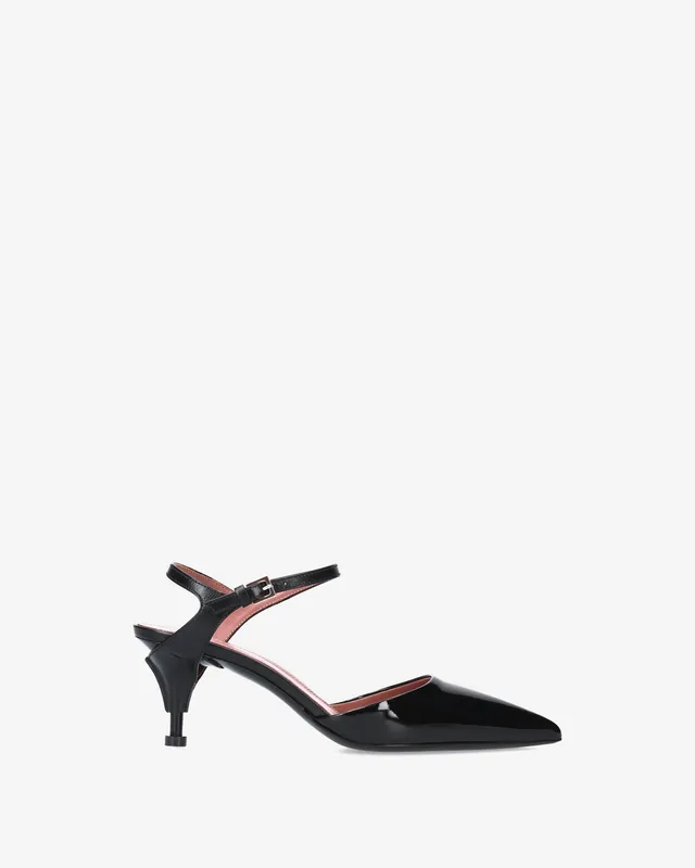 Premiata Essential Black escarpins slingback noirs