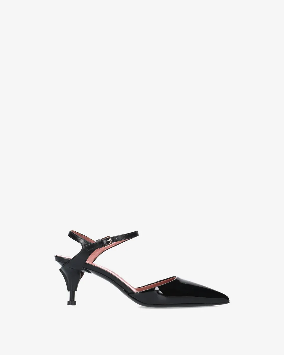 Premiata Essential Black escarpins slingback noirs