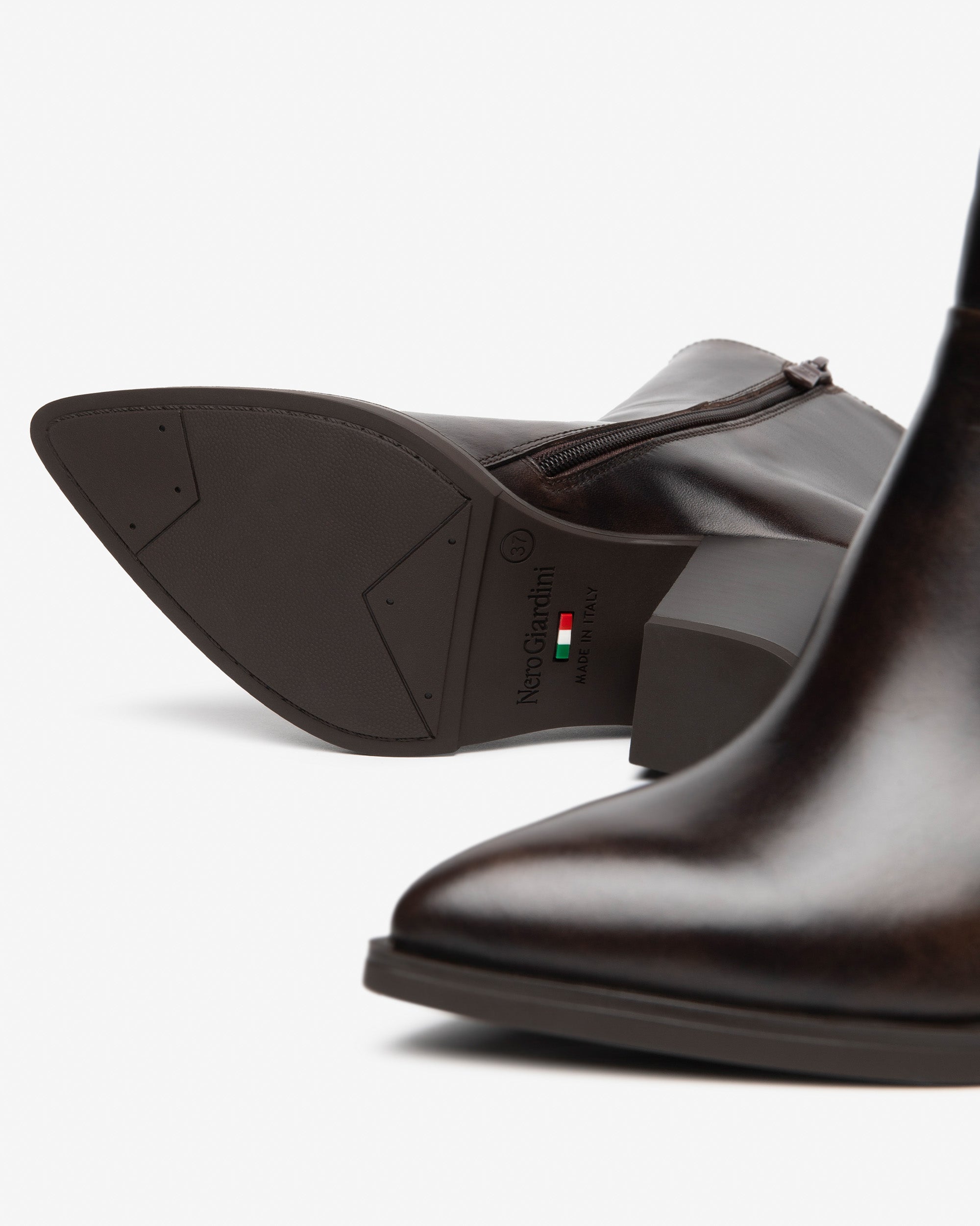 Nero Giardini Booties Bottines Cuir Femme Talon 80