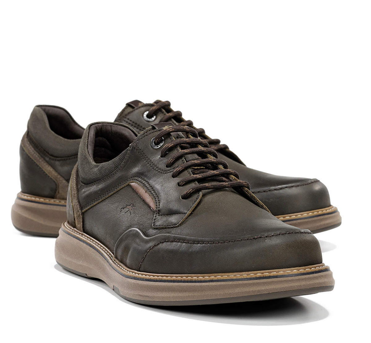 Fluchos Dalton F2509 chaussure homme verte cuir