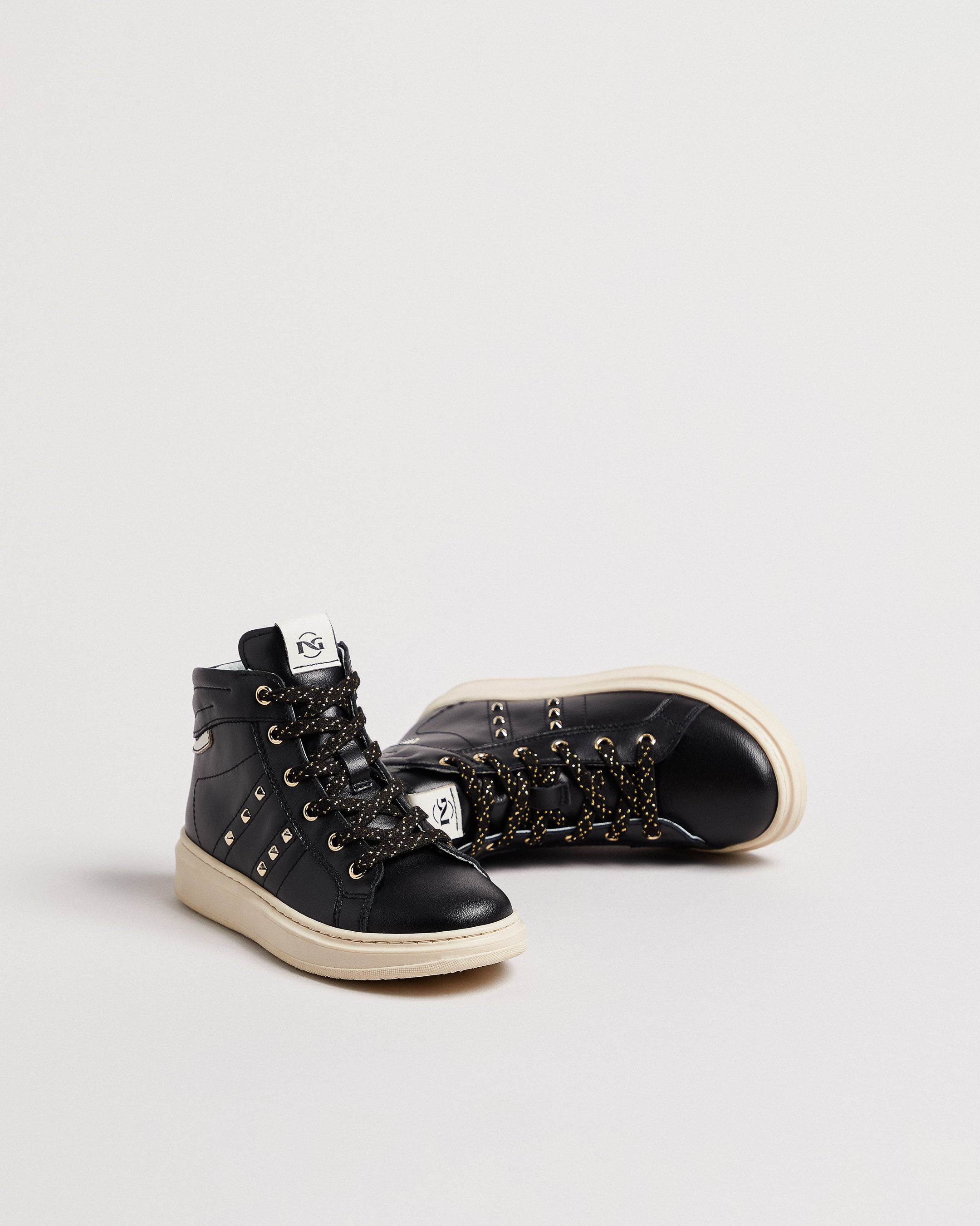 Nero Giardini Sneakers baskets cuir fille ado respirantes