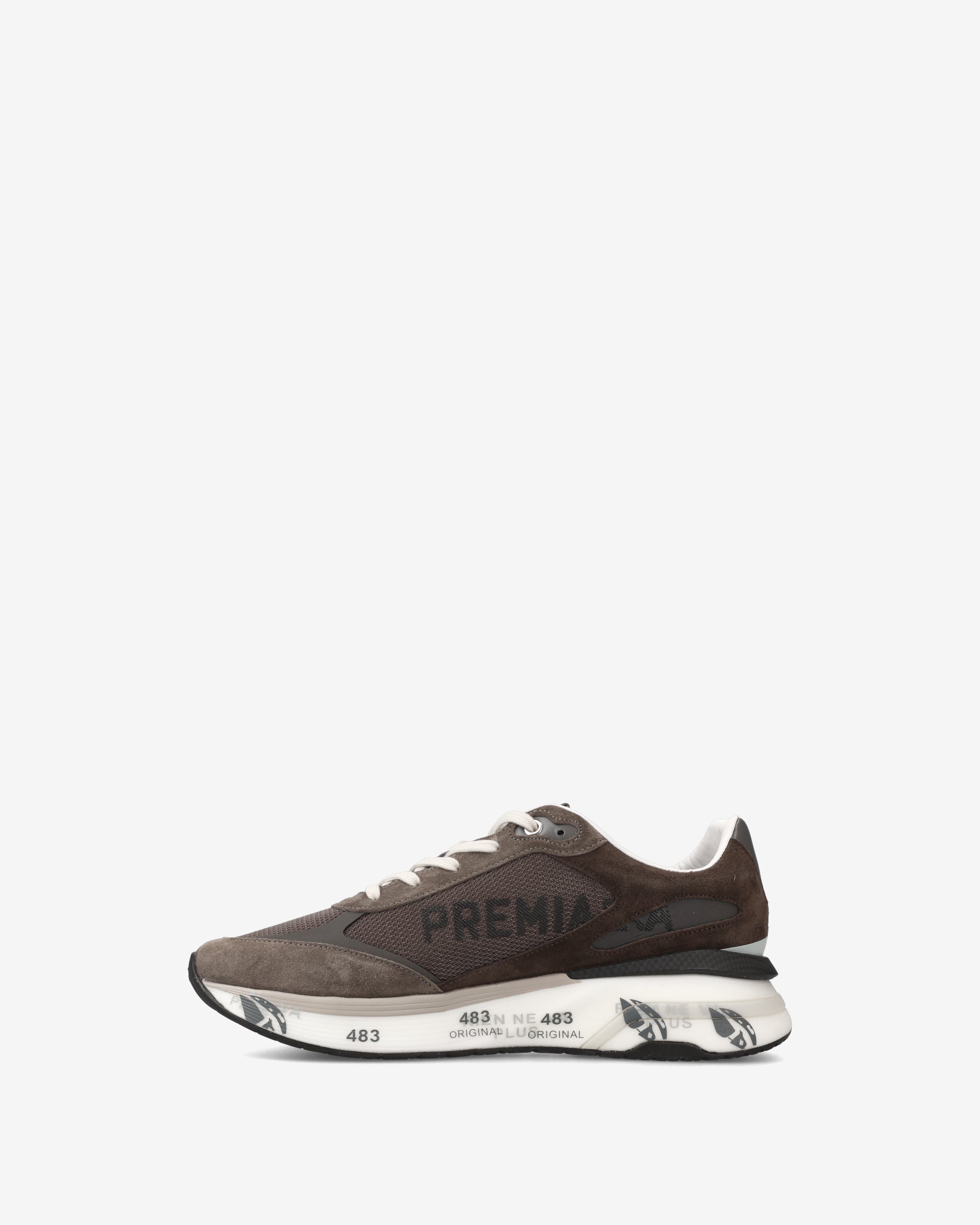 Premiata Moerun 6446 Sneakers Gris Marron Crème