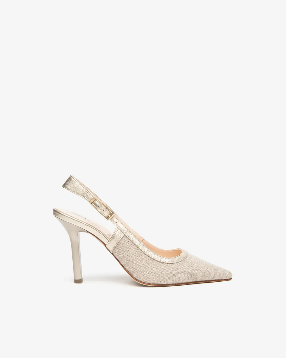 Nero Giardini Slingback escarpins cuir tissu femme