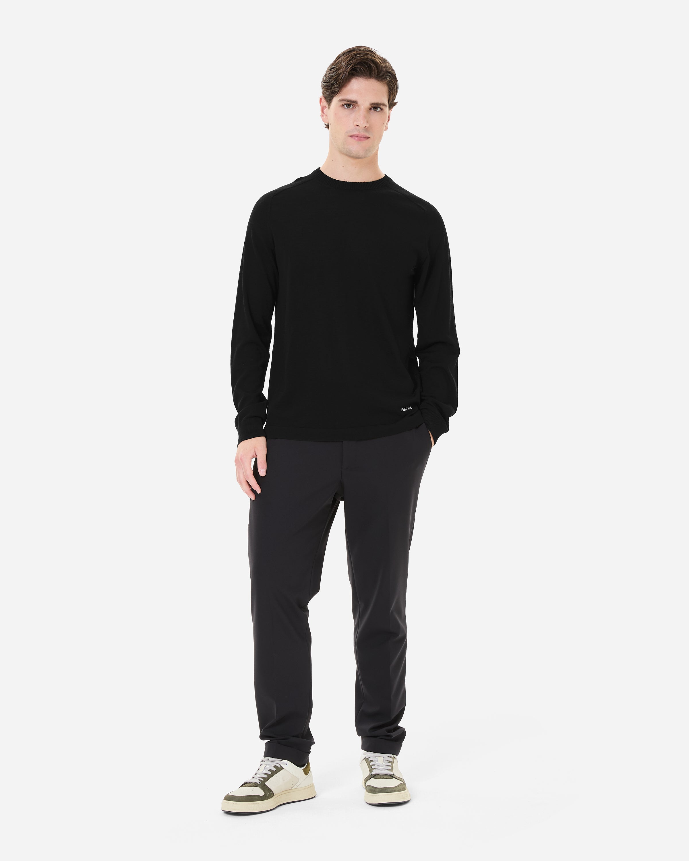 Premiata Maglia Essential pull noir homme maille