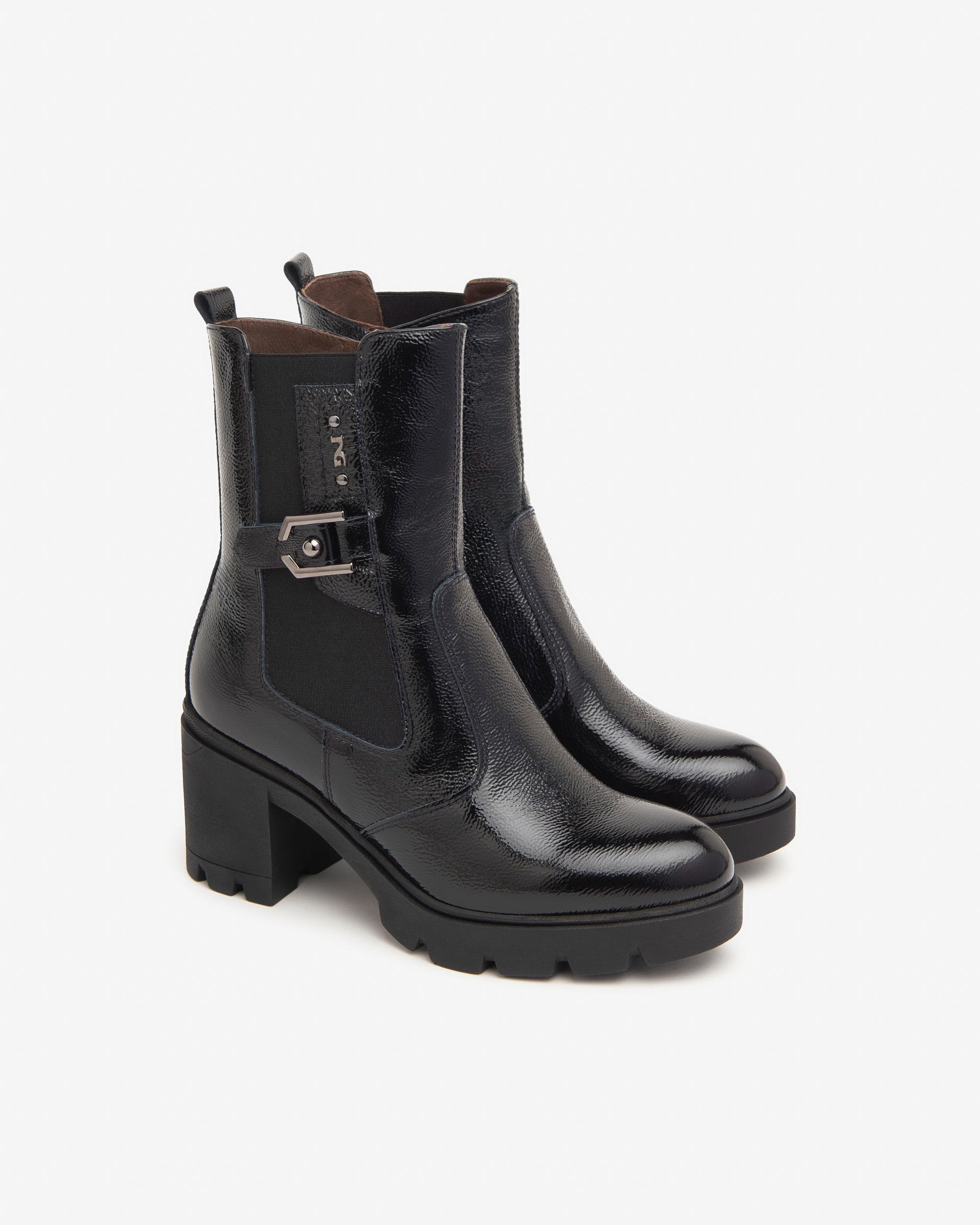 Nero Giardini Chelsea Boots Femme 38 Vernies Cuir