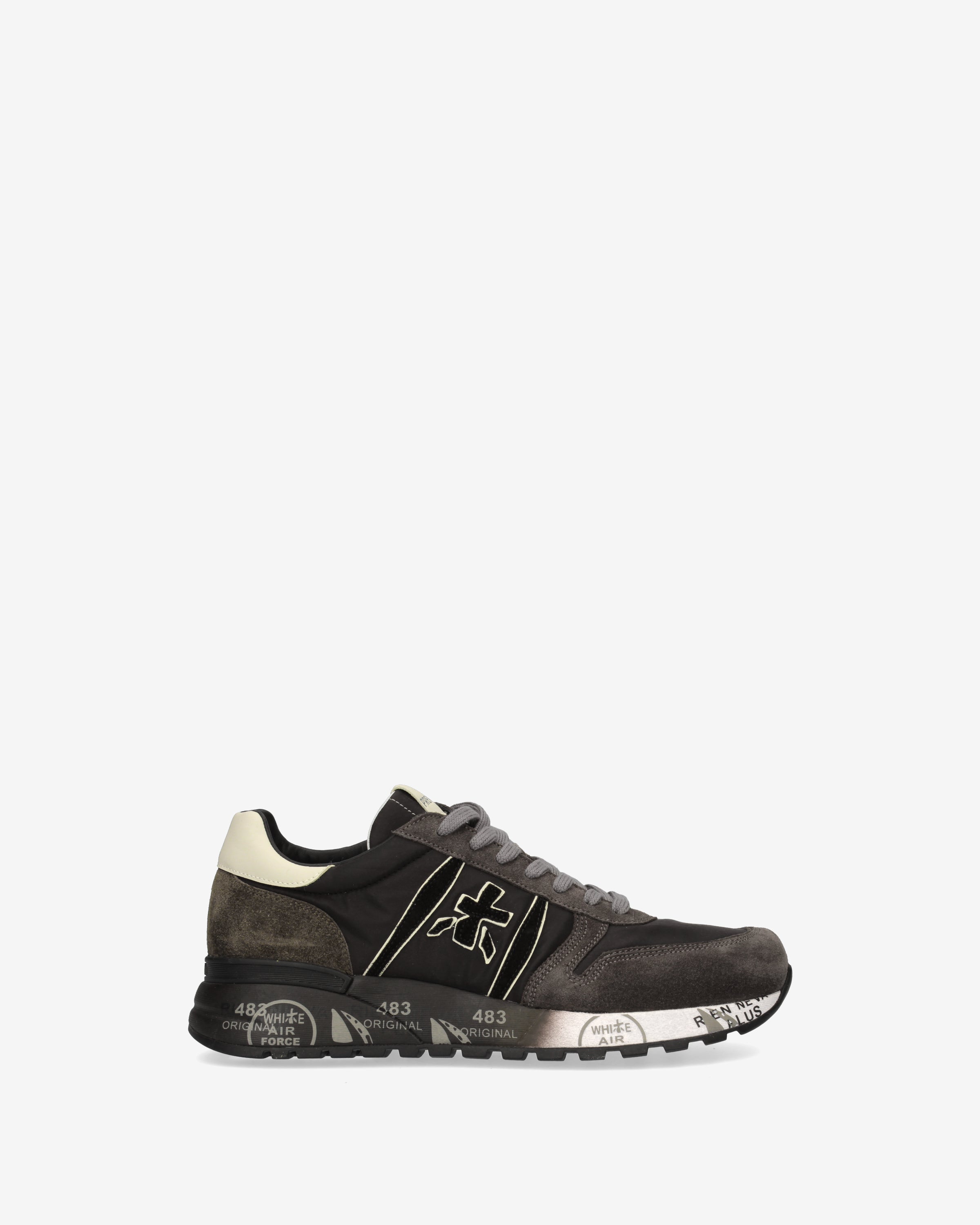 Premiata Lander 4951 sneakers gris anthracite