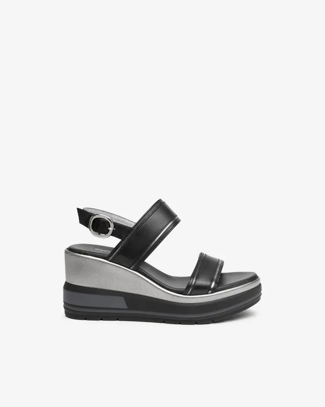 Nero Giardini Sandals sandales cuir femme compensées 7,5cm