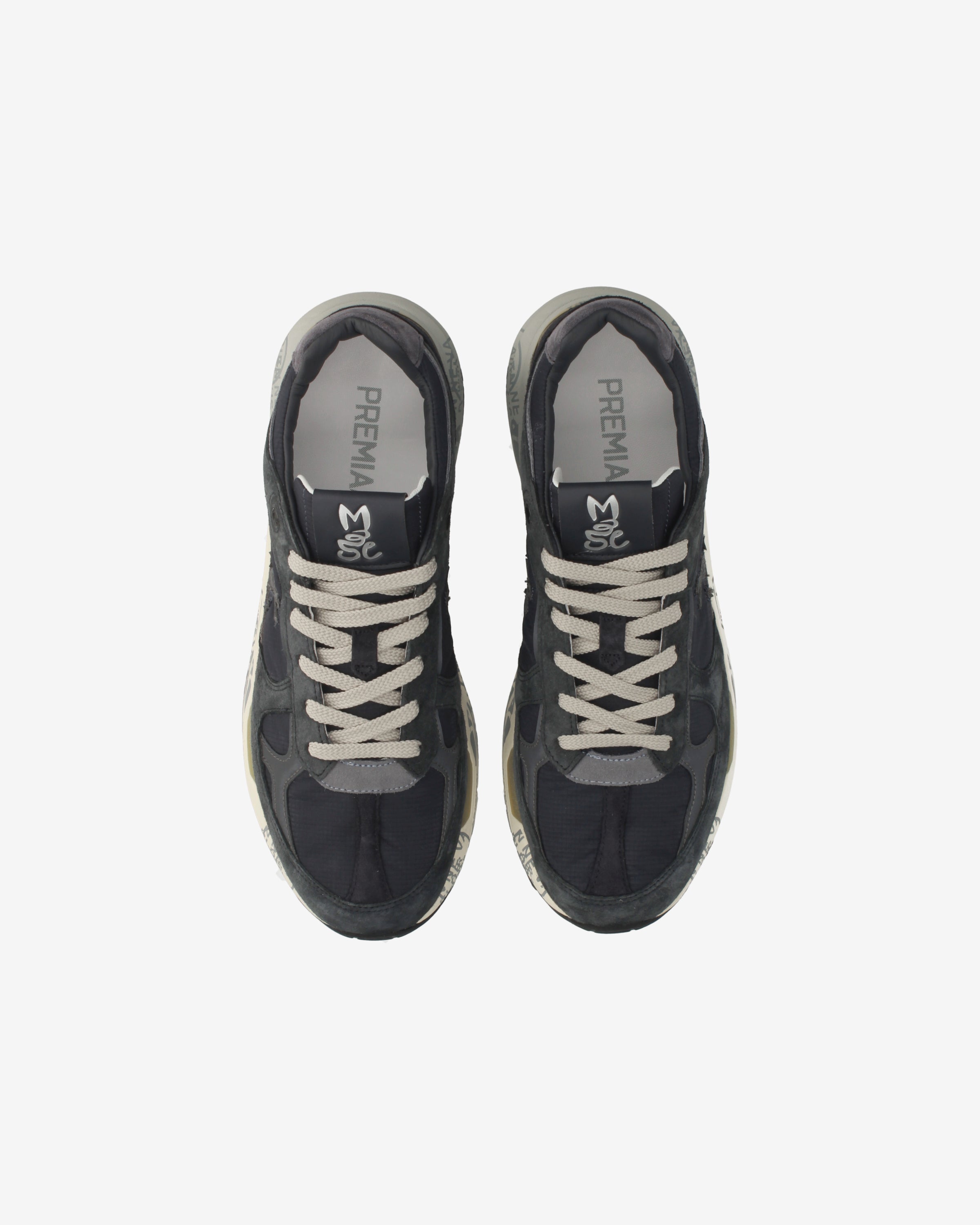 Premiata Mase 25 8428 sneakers daim bleu nuit