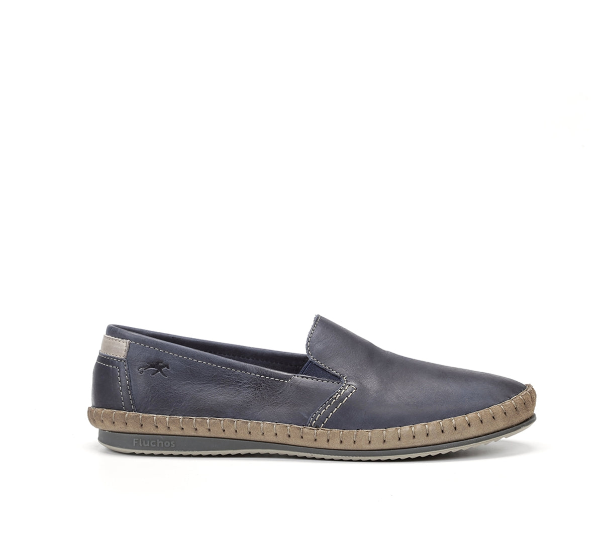 Fluchos Bahamas 8264 mocassins bleu sans lacets