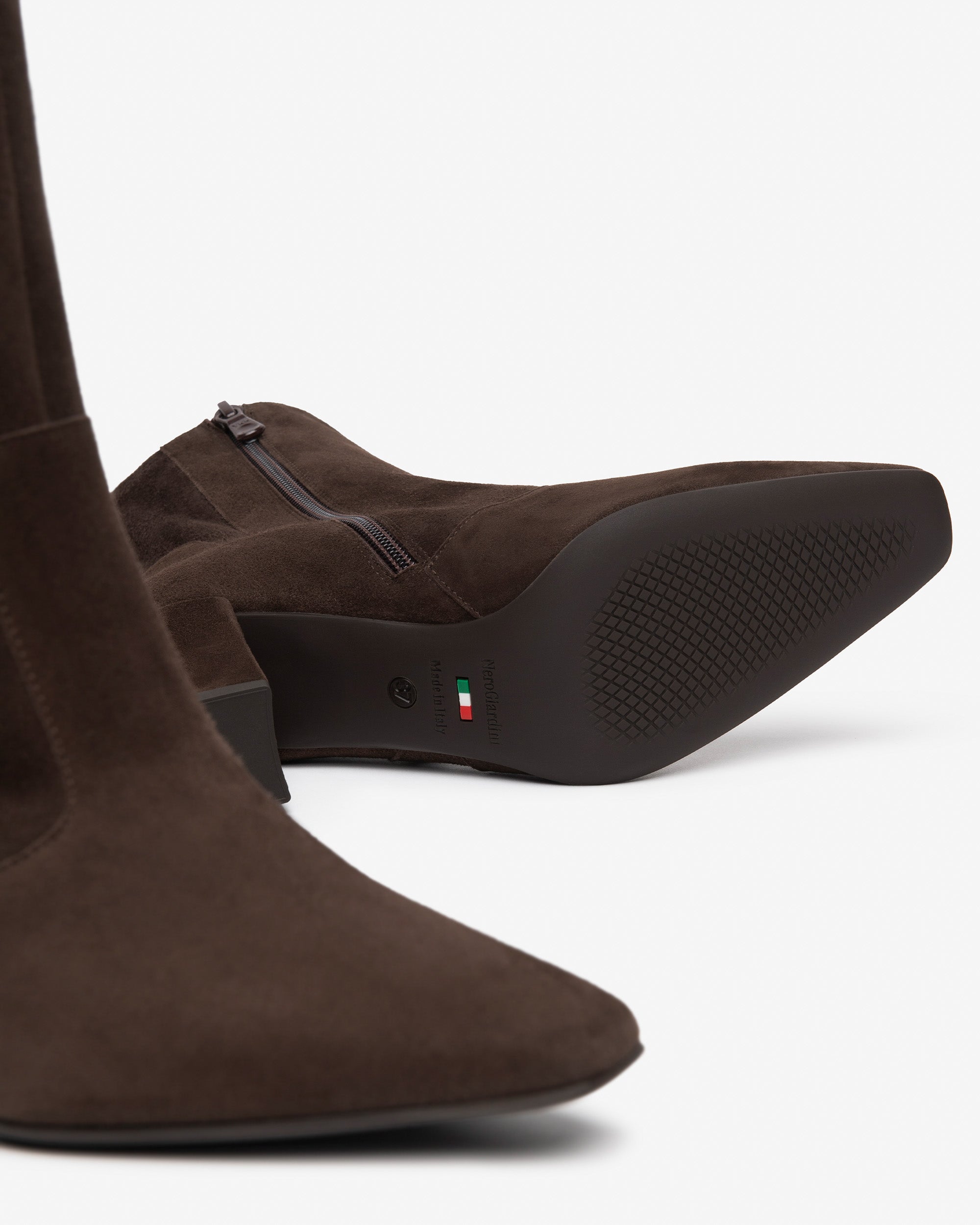 Nero Giardini Ankle Booties daim talon 75mm 38