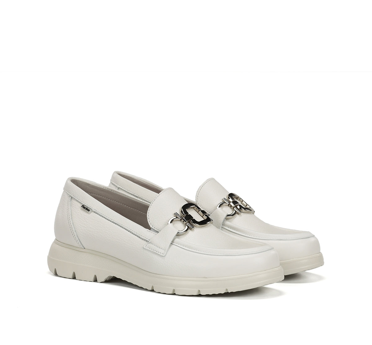 Fluchos Gladis F2282 mocassin blanc femme