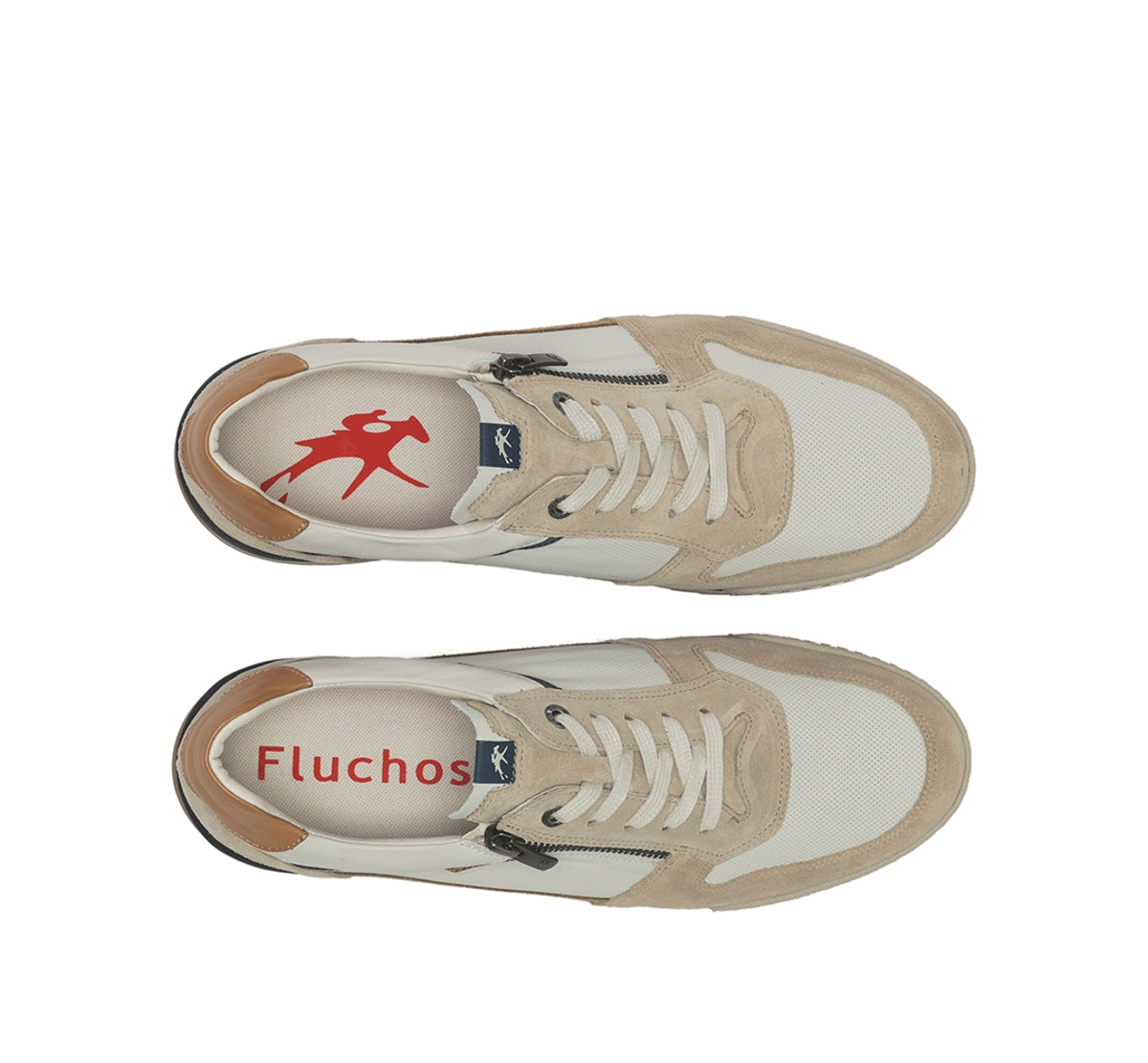 Fluchos Elder F2385 baskets beige homme cuir