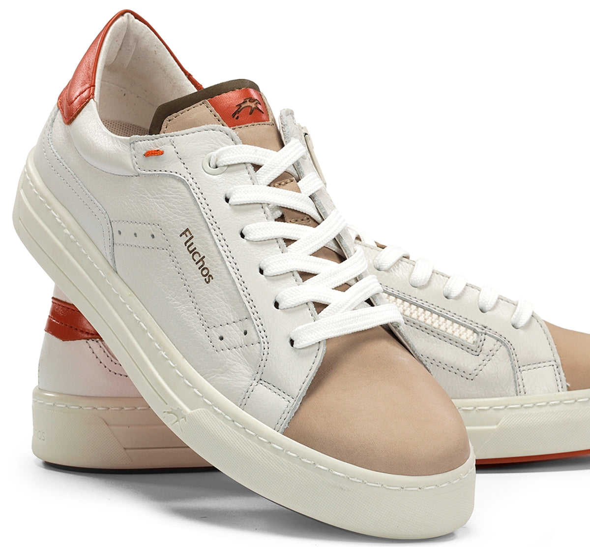 Fluchos Nemo F2218 baskets homme blanc semelle légère