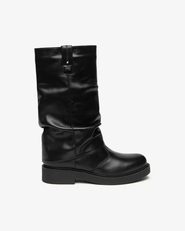 Nero Giardini Boots bottes cuir femme talon 35 mm