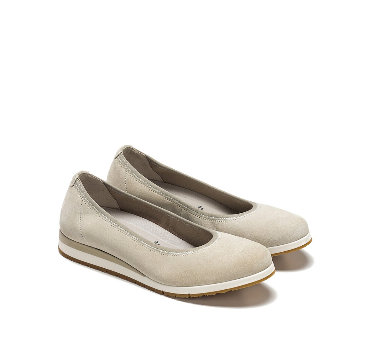 Dorking Swim D9712 ballerines taupe cuir femme