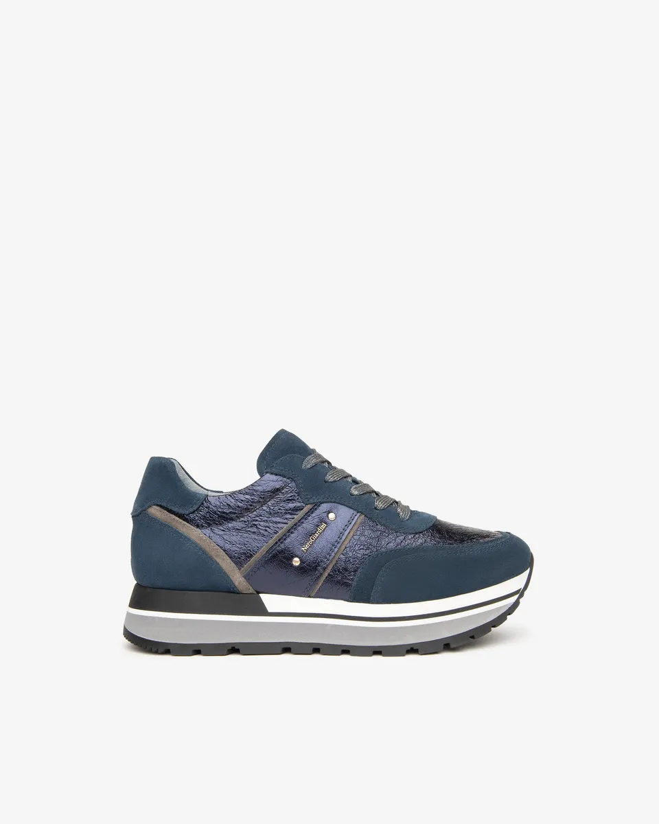 Nero Giardini Sneakers Baskets Cuir Femme Confort