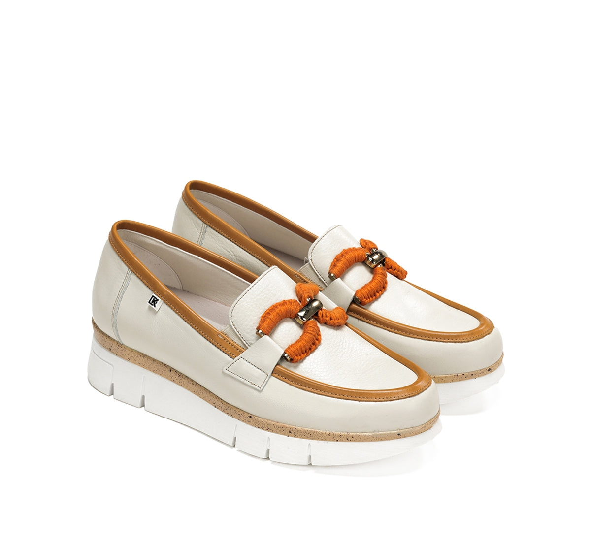 Dorking India D9298 mocassins taupe femme