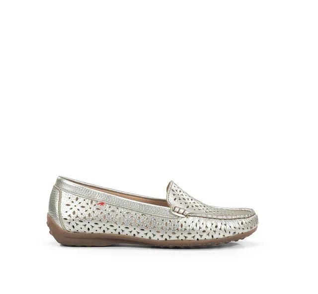 Fluchos Mocasines Bruni F2157 mocassins argent femme