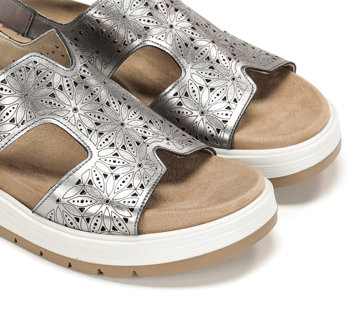 Fluchos Street F2007 sandale femme argent