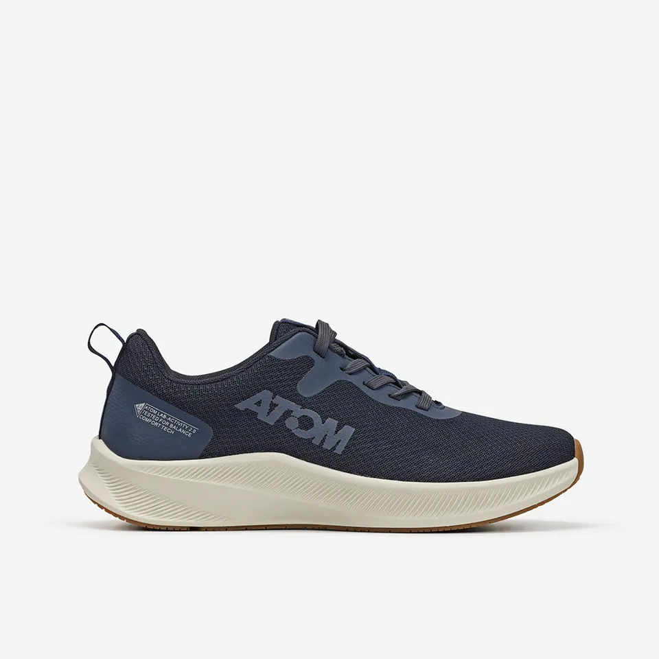 Atom by Fluchos Activity AT126 baskets homme bleu amorti