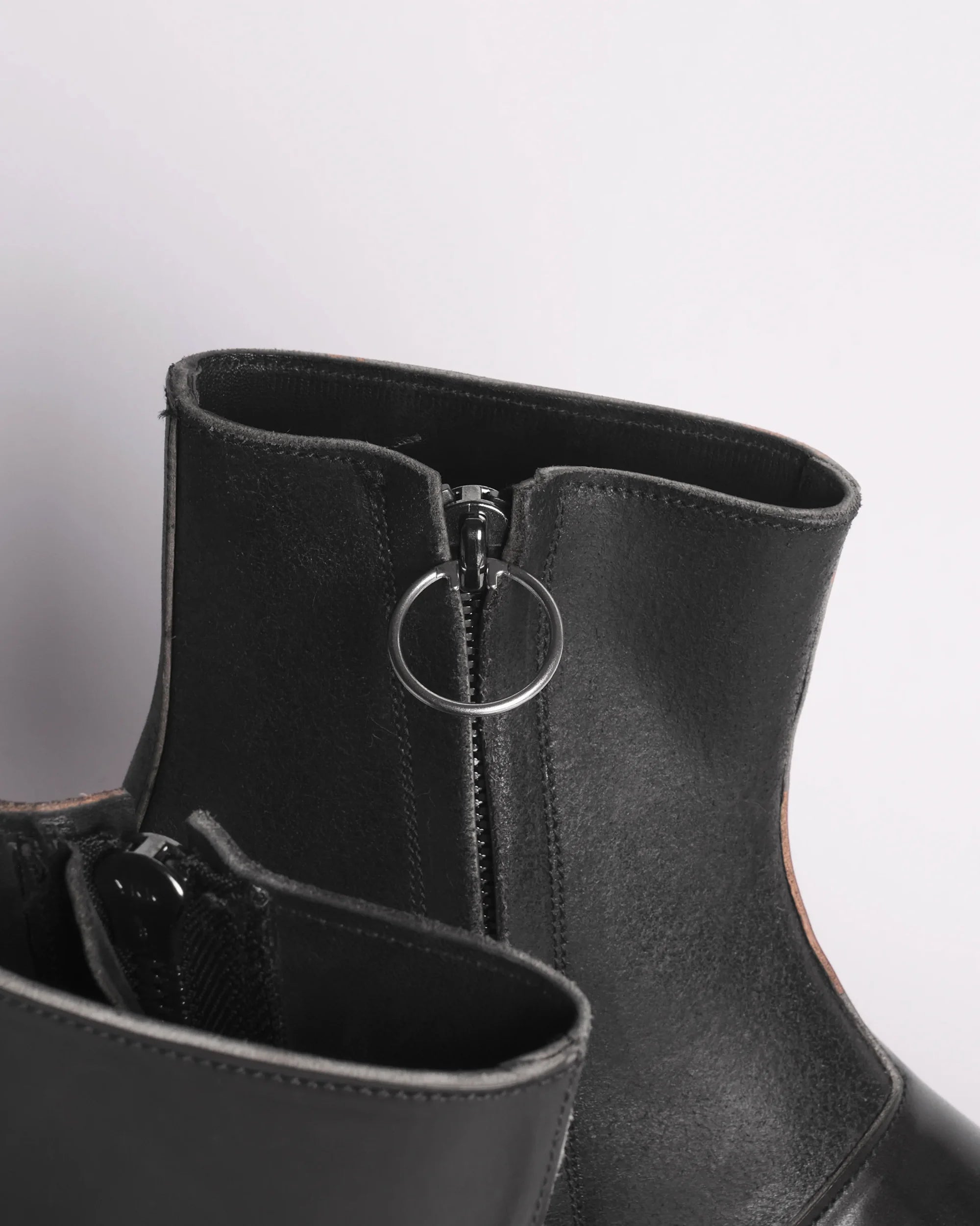 Premiata Boots 005 bottes cuir homme zip latéral