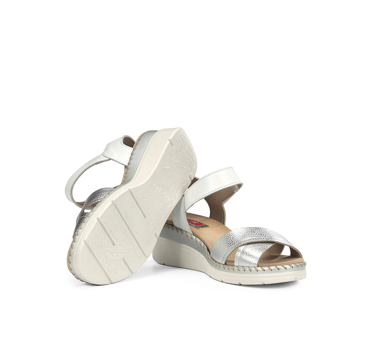 Fluchos Leza F2139 sandale argent femme cuir