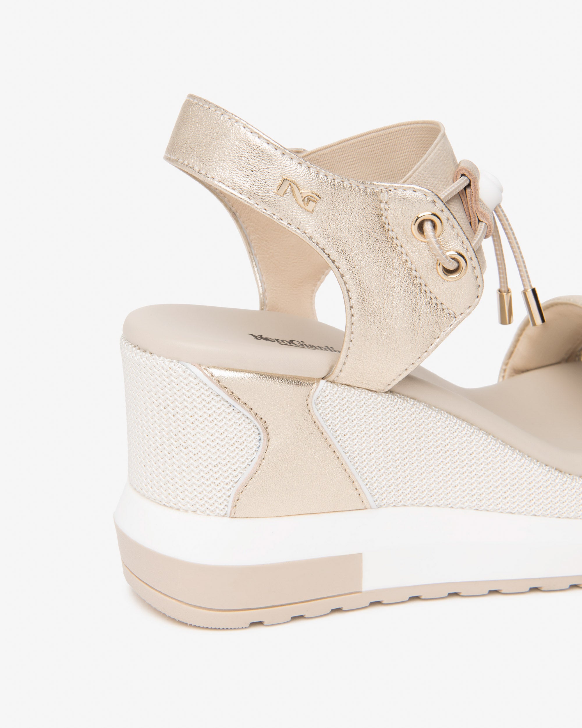 Nero Giardini Sandals sandales cuir toile 38 été