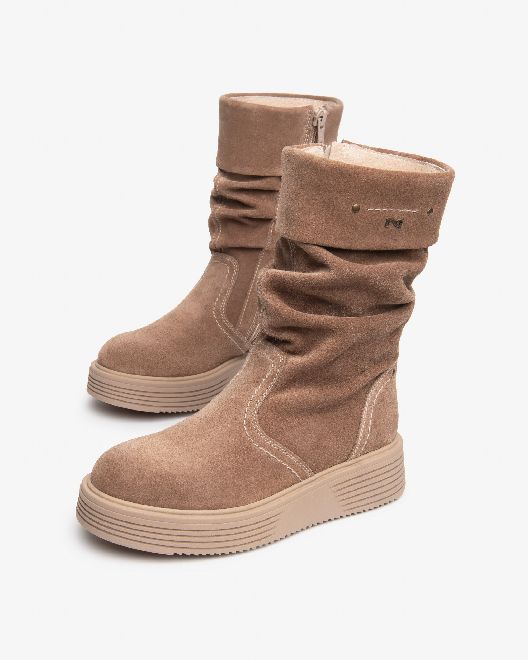 Nero Giardini Boots bottines daim fille zip