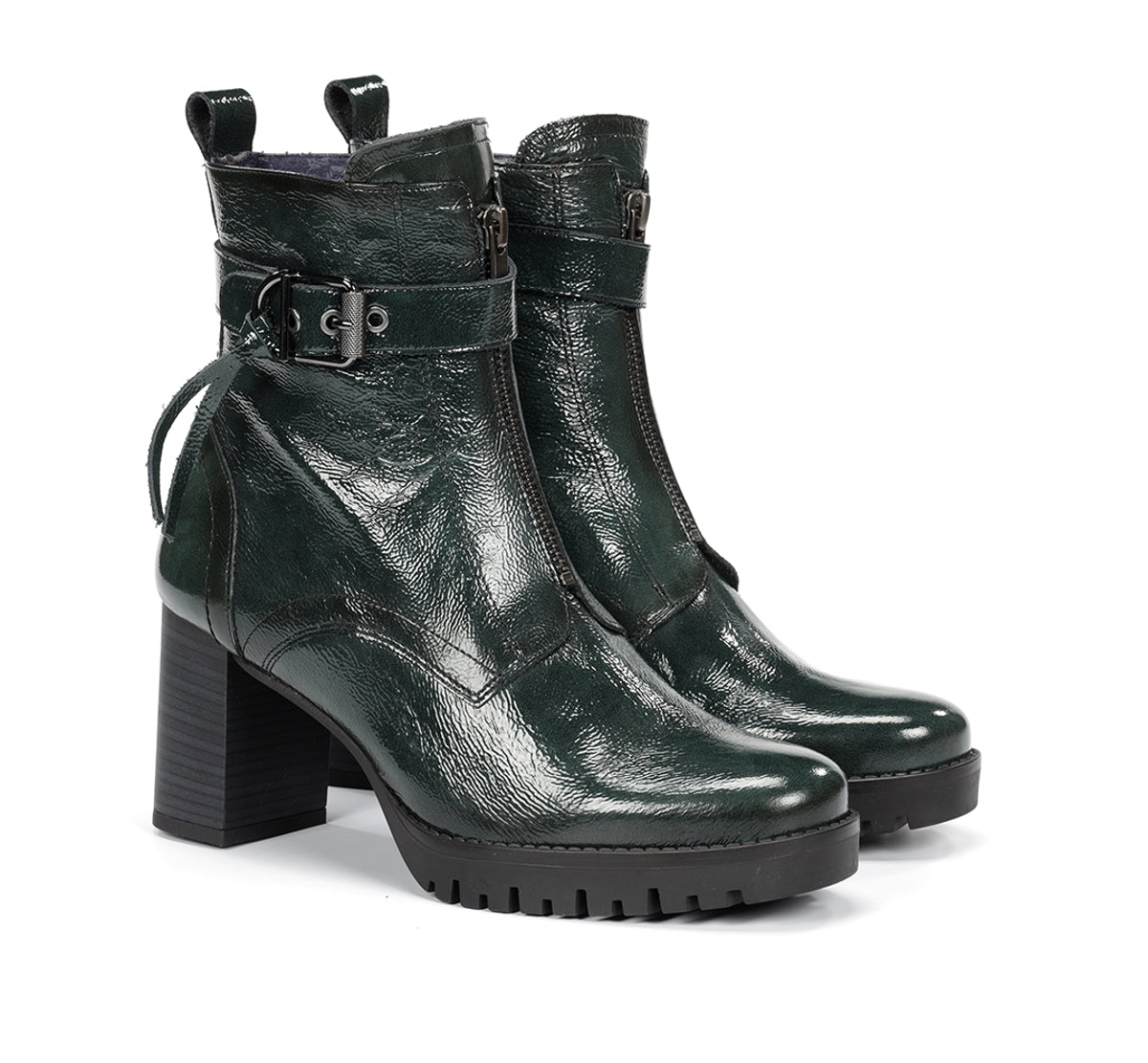 Dorking by Fluchos Evie D9163 bottines vert femme talon
