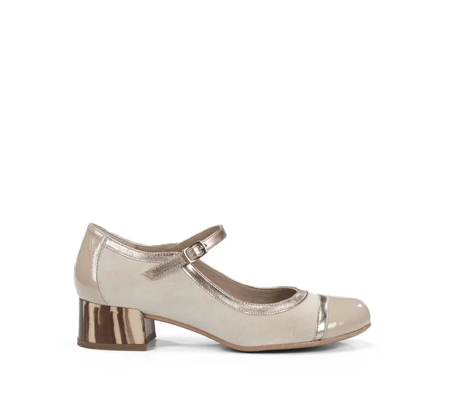 Dorking Frida D9027 chaussure gris femme talon bas