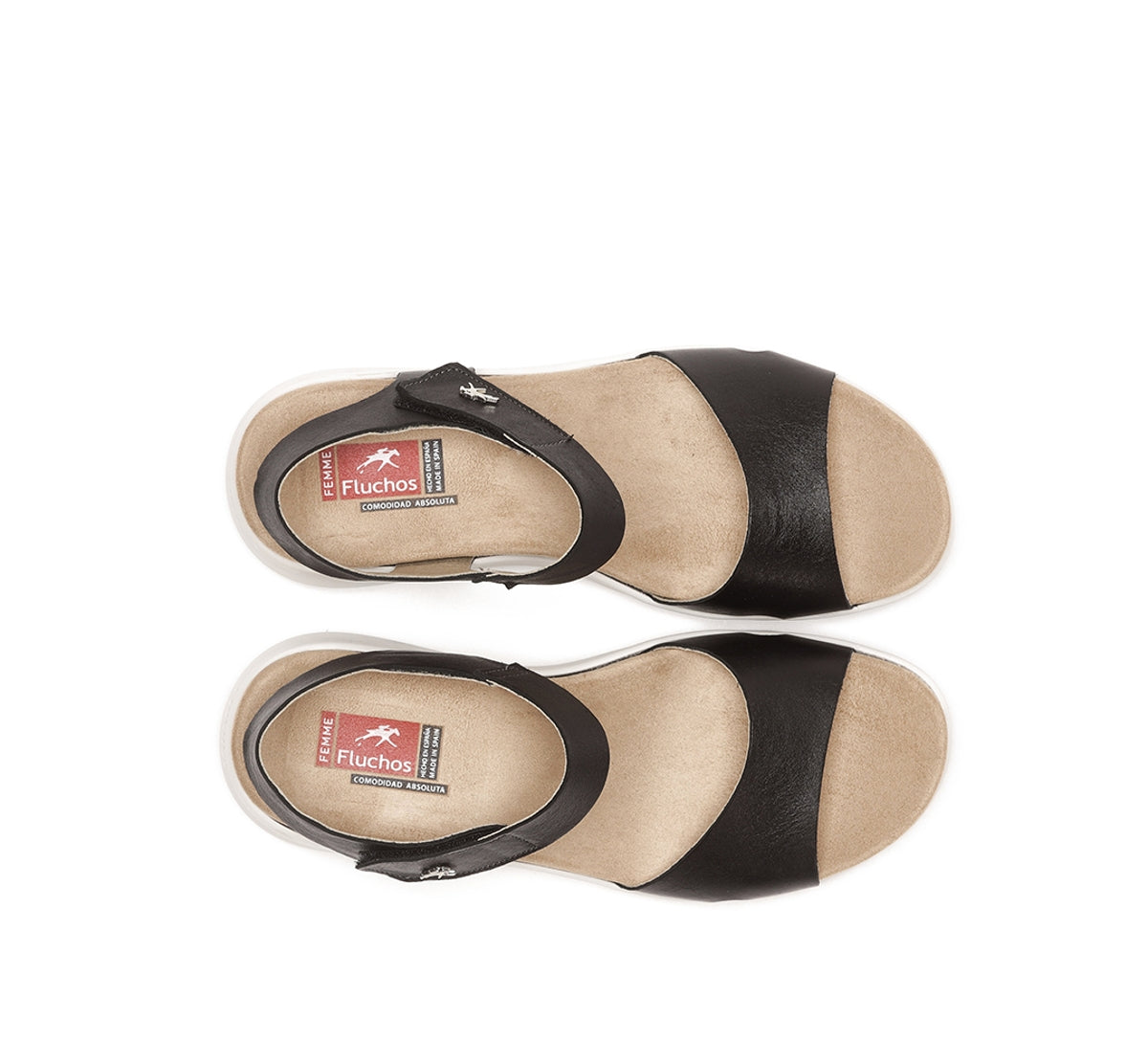 Fluchos Yagon F1475 sandale femme noire
