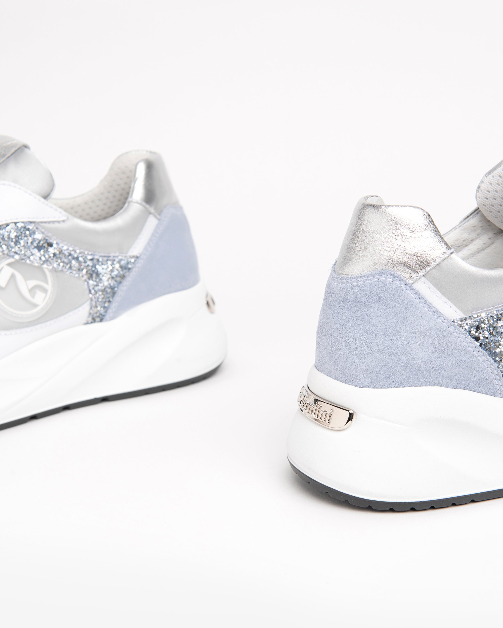 Nero Giardini Sneakers baskets cuir daim femme logo