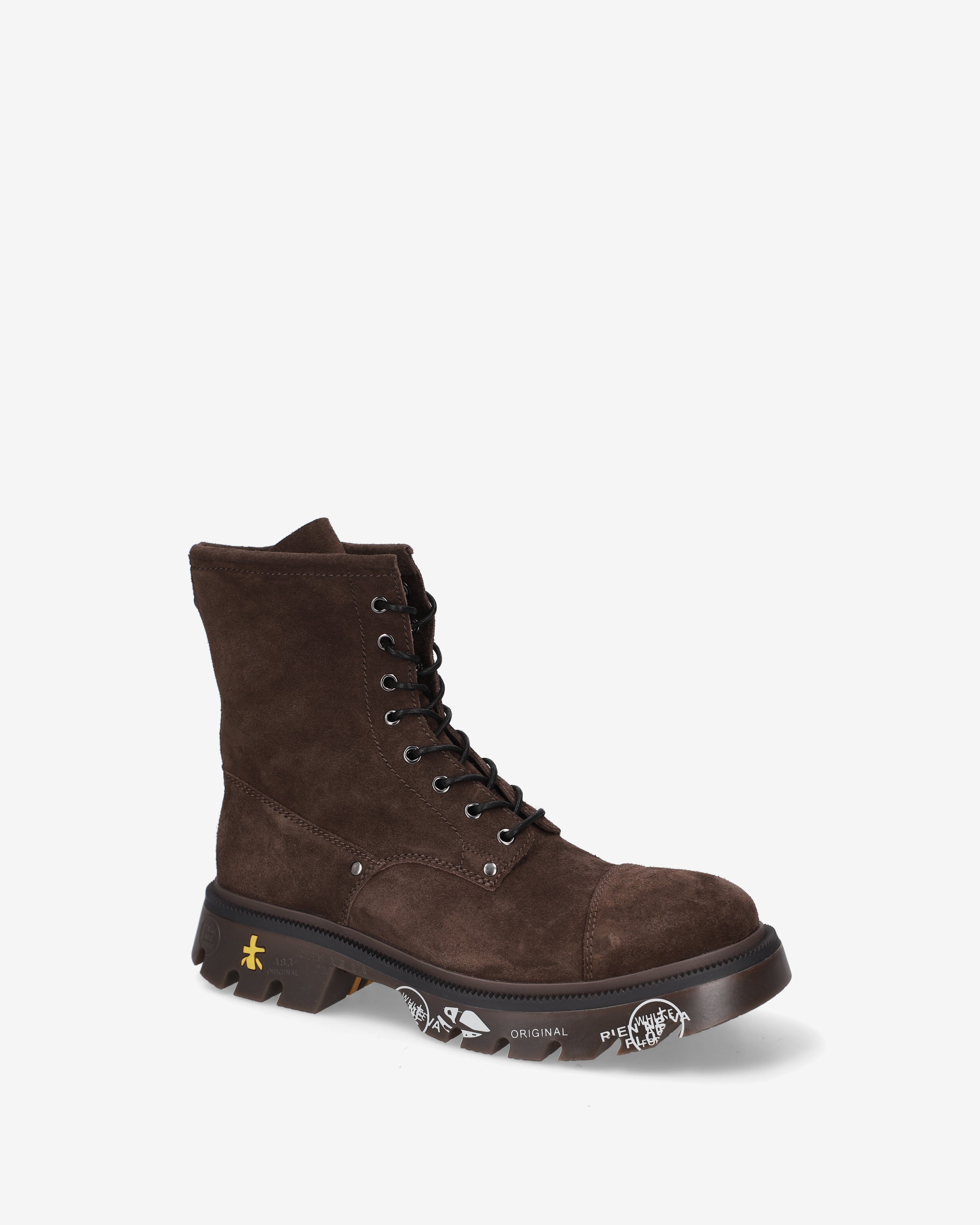 Premiata Clapham 521 sneakers cuir daim marron homme